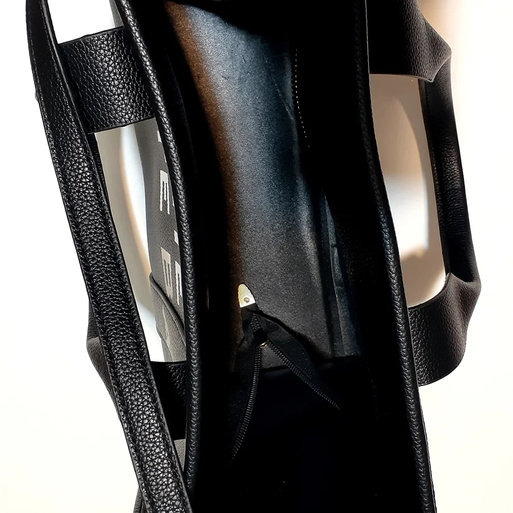 Black Tote Bag - No Name Brand - Picture 5 of 10